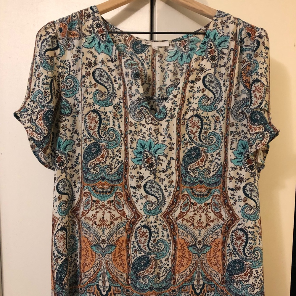 Dr2 pinch sleeve shirt sleeve top -Large